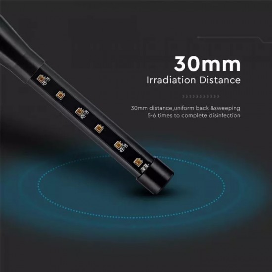 Lampa germicidala portabila cu LED UV-C 15W pentru dezinfectie