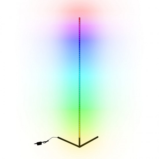 Lampadar de colt LED 12W Ledvance Smart+ WiFi negru dimabil RGBW compatibil Amazon Alexa si Google Assistant IP20