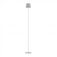 Lampadar LED de podea 4W 1300mm dimabil cu touch si baterie reincarcabila cablu port USB corp alb IP54