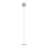 Lampadar LED de podea 4W 1300mm dimabil cu touch si baterie reincarcabila cablu port USB corp alb IP54