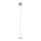Lampadar LED de podea 4W 1300mm dimabil cu touch si baterie reincarcabila cablu port USB corp alb IP54