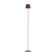 Lampadar LED de podea 4W 1300mm dimabil cu touch si baterie reincarcabila cablu port USB culoare corten IP54