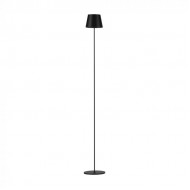 Lampadar LED de podea 4W 1300mm dimabil cu touch si baterie reincarcabila cablu port USB corp negru IP54