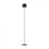 Lampadar LED de podea 4W 1300mm dimabil cu touch si baterie reincarcabila cablu port USB corp negru IP54