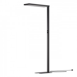Lampadar LED dimabil de podea 80W XSPECTER 1960mm corp negru iluminare sus jos UGR<16 CRI90 IP40