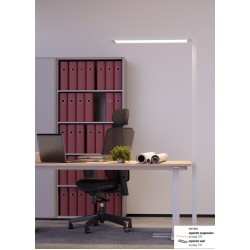 Lampadar LED dimabil de podea 80W XSPECTER 1960mm corp alb iluminare sus jos UGR<16 CRI90 IP40