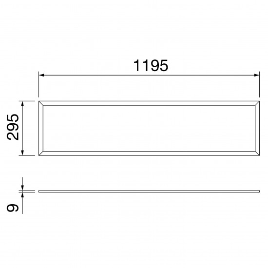 Panou LED 33W 1200x300mm GEWISS ELIA PL Alb Neutru