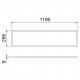 Panou LED 33W 1200x300mm GEWISS ELIA PL Alb Neutru