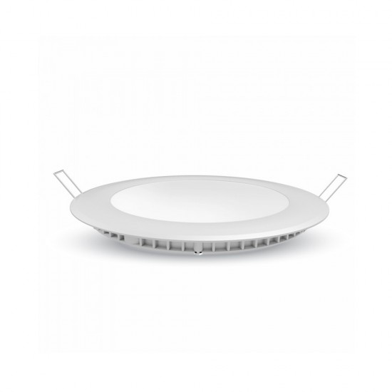Panou LED 12W Rotund Premium Alb Rece