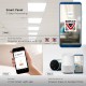 Panou LED SMART 40W 600x600mm compatibil cu AMAZON ALEXA si GOOGLE HOME 3 in 1