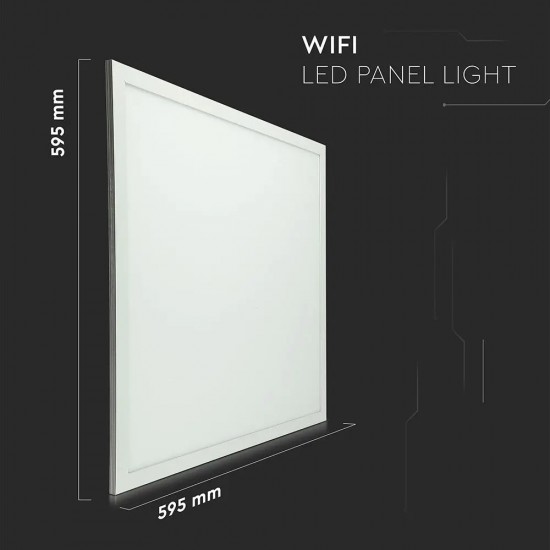Panou LED SMART 40W 600x600mm compatibil cu AMAZON ALEXA si GOOGLE HOME 3 in 1