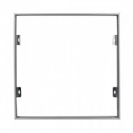 Rama alba din aluminiu cu suruburi pentru montaj aparent panouri LED 600x600mm