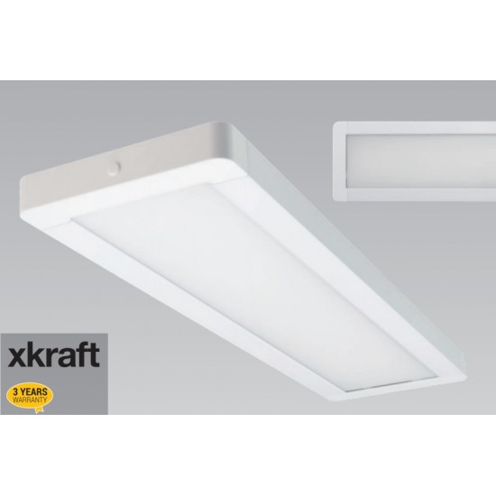 Panou LED aparent 25W XKRAFT dreptunghiular 540mm lumina neutra
