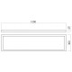 Panou LED aparent XPLANET 40W 1200x300mm Alb Neutru