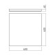 Panou LED XICE 40W 600x600mm montaj aplicat IP40