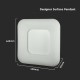 Pendul LED de suprafata patrat 40W dimabil 3 in 1 cu telecomanda