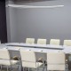 Pendul Crom si Sticla 18W Alb Neutru