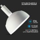 Pendul Plastic E14 cu Margine Mobila de Aluminiu Alb