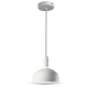 Pendul Plastic E14 cu Margine Mobila de Aluminiu Alb