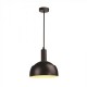Pendul Plastic E14 cu Margine Mobila de Aluminiu Negru