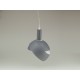 Pendul Plastic E14 cu Margine Mobila de Aluminiu Gri