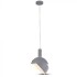 Pendul Plastic E14 cu Margine Mobila de Aluminiu Gri