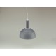 Pendul Plastic E14 cu Margine Mobila de Aluminiu Gri