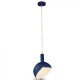 Pendul Plastic E14 cu Margine Mobila de Aluminiu Albastru