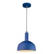 Pendul Plastic E14 cu Margine Mobila de Aluminiu Albastru