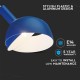Pendul Plastic E14 cu Margine Mobila de Aluminiu Albastru