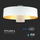Pendul LED 7W Abajur Alb Acrilic Alb Cald
