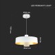 Pendul LED 7W Abajur Alb Acrilic Alb Cald
