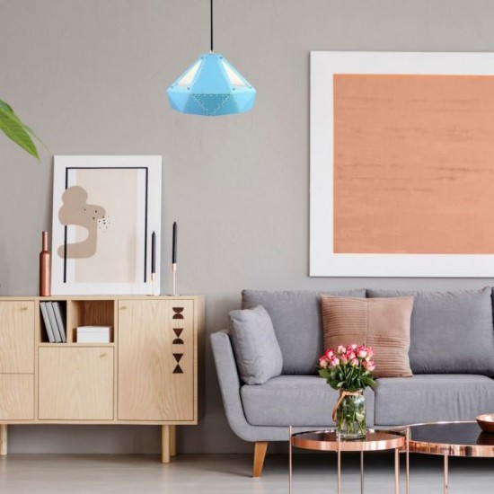 Pendul Pastel Prismatic Albastru