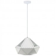Pendul Pastel Prismatic Alb