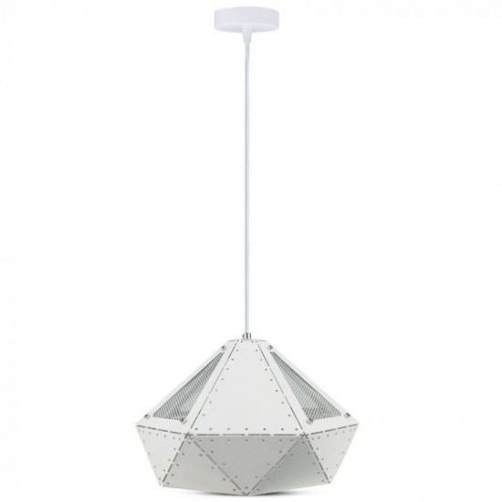 Pendul Pastel Prismatic Alb
