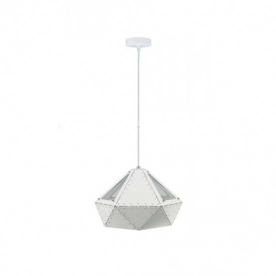 Pendul Pastel Prismatic Alb