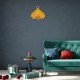Pendul Pastel cu Lemn Prismatic Galben