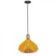Pendul Pastel cu Lemn Prismatic Galben