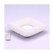 Pendul LED de suprafata patrat 25W dimabil 3 in 1 cu telecomanda