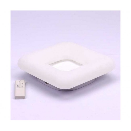Pendul LED de suprafata patrat 25W dimabil 3 in 1 cu telecomanda