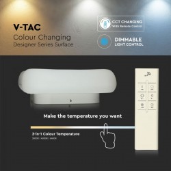 Pendul LED de suprafata patrat 40W dimabil 3 in 1 cu telecomanda