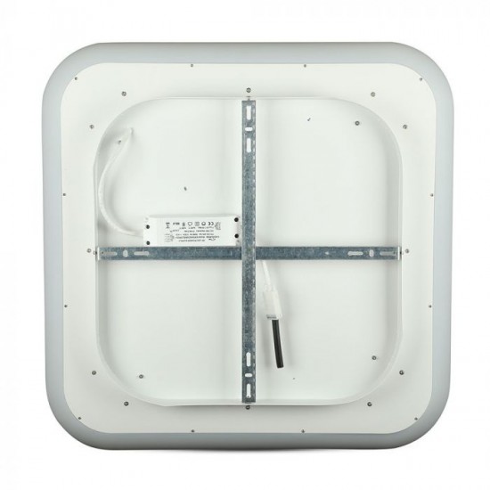 Pendul LED de suprafata patrat 40W dimabil 3 in 1 cu telecomanda