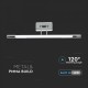 Corp de iluminat cu LED 8W crom pentru tablou sau oglinda Alb Cald