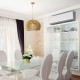 Pendul Lemn cu capac decorativ crom si abajur sferic 330mm