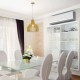 Pendul Lemn cu capac decorativ crom si abajur rotund 350mm