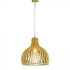 Pendul Lemn cu capac decorativ crom si abajur rotund 450mm