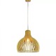 Pendul Lemn cu capac decorativ crom si abajur rotund 450mm