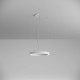 Pendul LED rotund 38W XAMBIT alb 600mm