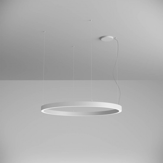 Pendul LED rotund 75W XAMBIT alb 1200mm