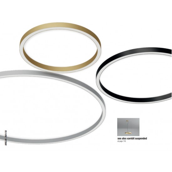 Pendul LED rotund 38W XAMBIT auriu 600mm